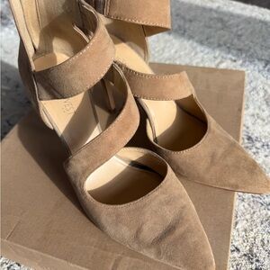 Nine West Tan Suede Women's Heels